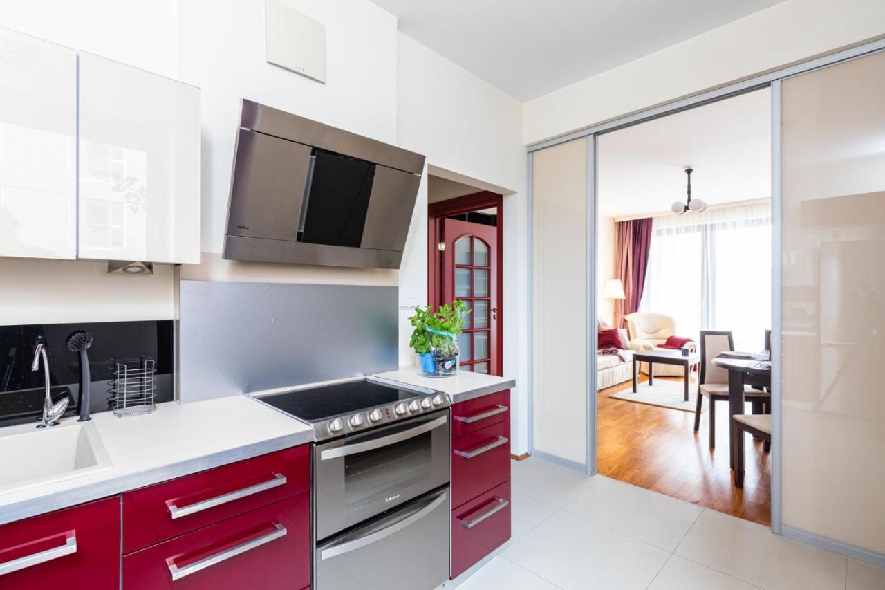 Ferienwohnung Superapart Chodkiewicza 10 Warschau Exterior foto